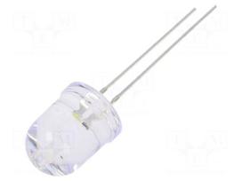 LED | white | 10mm | candle light effect,blinking | 30° | 2.5÷5VDC