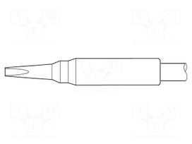 Tip | chisel | 0.6x0.3mm