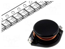 Inductor: wire | SMD | 330uH | Ioper: 1A | R: 0.56Ω | Isat: 1.9A | A: 18.54mm