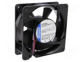 Fan: DC | axial | 48VDC | 119x119x38mm | 494m3/h | 76dBA | ball | 9500rpm