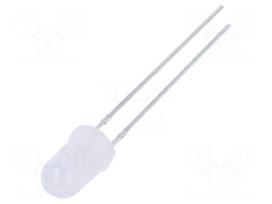 LED | white cold | 5mm | 5800÷7000mcd | 15° | Front: convex | 2.8÷3.6VDC