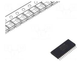 IC: analog switch | multiplexer | 8: 1 | Ch: 2 | SO28 | reel,tape | ±15VDC
