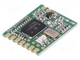 Module: RF | FM transceiver | FSK | UART | -117dBm | 2.4÷3.6VDC | 915MHz