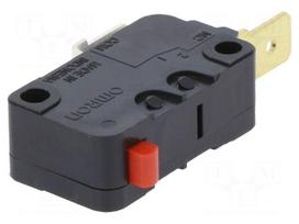Microswitch SNAP ACTION | 16A/250VAC | without lever | SPST-NC