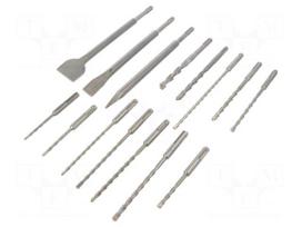 Drill set | for concrete | steel | bag | concrete | Kit: chisel x3