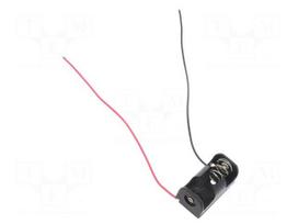 Holder | 1/2AA,1/2R6,CR2 | Batt.no: 1 | cables | 150mm