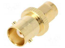 Adapter | BNC female,SMA male | Insulation: PTFE | 50Ω