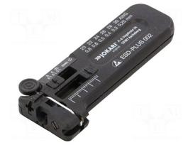 Stripping tool | Øcable: 0.25÷0.8mm | Wire: round | ESD | ESD-PLUS
