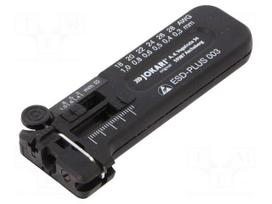 Stripping tool | Øcable: 0.3÷1mm | Wire: round | Tool length: 102mm