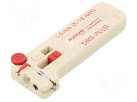 Stripping tool | Øcable: 1mm | Wire: round | Tool length: 102mm