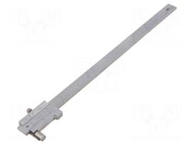Marking caliper | L: 250mm | with analog readouts,with roller
