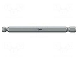 Screwdriver bit | hex key,spherical | HEX 3/32" | Overall len: 89mm
