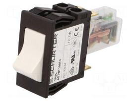 Circuit breaker | 10A | Poles: 1 | SNAP-IN | TA45 2P | Leads: connectors