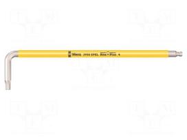 Wrench: hex key | Hex Plus,spherical | HEX 4mm | Overall len: 137mm