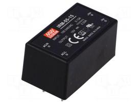 Converter: AC/DC | 4.95W | Uin: 85÷264VAC,120÷370VDC | Uout: 15VDC
