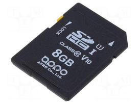Memory card | MLC,SDHC | 8GB | industrial | -25÷85°C | PHANES-F