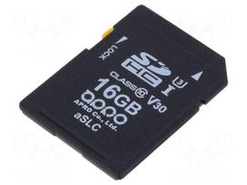Memory card | 3D aSLC,SDHC | 16GB | industrial | -25÷85°C | PHANES-T