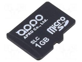 Memory card | microSDHC,SLC | 1GB | industrial | -40÷85°C | PHANES-F