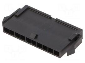 Connector: wire-wire | plug | male | PIN: 10 | Micro-Fit 3.0 | 3mm | 1x10
