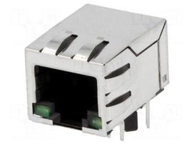 Connector: RJ45 | socket | PIN: 8 | Cat 5 | shielded,with LED | 8p8c