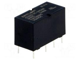 Relay: electromagnetic | DPDT | Ucoil: 24VDC | 2A | 0.5A/120VAC | AZ822
