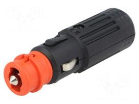 Cigarette lighter plug | Sup.volt: 12÷24VDC | Inom: 16A | 12V/15A