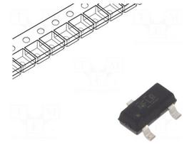 Diode: TVS array | Ubr: 7V | unidirectional | ESD | SOT23 | Ch: 2
