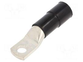 Tip: ring tube | M10 | Ø: 10.5mm | 95mm2 | crimped | for cable | insulated