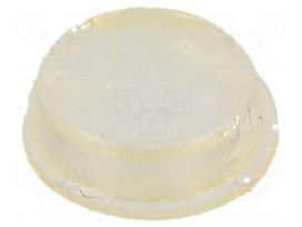 Self-adhesive foot | Ø: 9.5mm | H: 3.2mm | transparent | polyurethane
