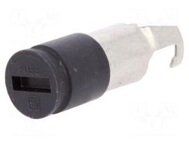 Adapter | 6.3x32mm | 10A | 250VAC | FEC | medical | black | UL94V-0 | IP40