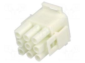 Connector: wire-wire/PCB | plug | male/female | PIN: 9 | MLX | straight