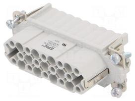 Connector: HDC | contact insert | female | EPIC H-D | PIN: 25 | 10A | 250V
