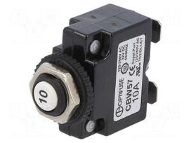Fuse: thermal | 10A | Imax: 1kA | 125V,250V | 32VDC,50VDC