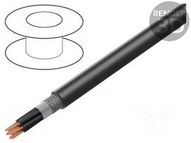 Wire | ÖLFLEX® ROBUST 215C | 7x0.75mm2 | black | 300V,500V | CPR: Fca