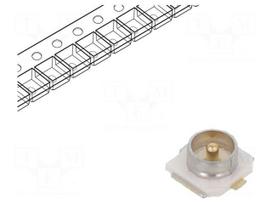 Connector: U.FL (IPX/AMC) | 50Ω | SMT | socket | male | -40÷90°C | 6GHz