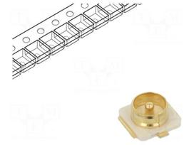 Connector: U.FL (IPX/AMC) | 50Ω | SMT | socket | male | -40÷90°C | 6GHz