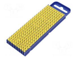 Markers | 2.8÷3.8mm | polyamide | yellow | -40÷85°C | push-in | WIC