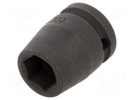 Socket: 6-angles | socket spanner,impact | HEX 16mm | 1/2"