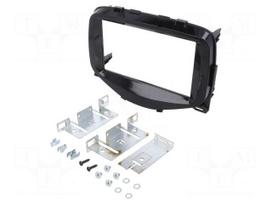 Radio frame | Citroën,Peugeot,Toyota | 2 DIN | black gloss