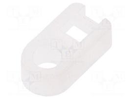 Holder | screw | polyamide,polyamide 6.6 | natural | cable ties