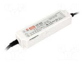 Power supply: switching | LED | 60W | 24VDC | 2.5A | 90÷305VAC | IP67