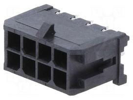 Connector: wire-board | socket | male | PIN: 8 | Micro-Fit 3.0 | 3mm | 2x4