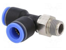 Push-in fitting | T-tap splitter | -0.95÷15bar | Thread: R 1/4"
