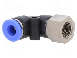 Push-in fitting | angled 90° | -0.95÷15bar | Thread: R 1/8" | 0÷60°C