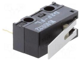 Microswitch SNAP ACTION | 3A/125VAC | with lever | SPDT | ON-(ON)
