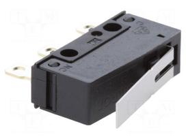 Microswitch SNAP ACTION | 0.1A/125VAC | with lever | SPDT | ON-(ON)