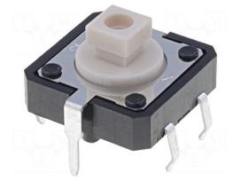 Microswitch TACT | SPST-NO | Pos: 2 | 0.05A/24VDC | THT | none | 1.27N
