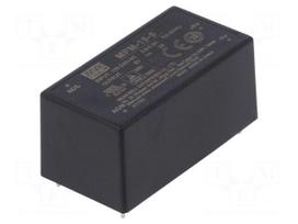 Converter: AC/DC | 15W | Uin: 80÷264VAC | 5VDC | Iout: 3A | OUT: 1 | 85.5%