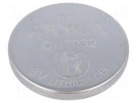 Battery: lithium | CR2032,coin | 3V | 210mAh | non-rechargeable | 1pcs.