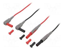 Test lead: kit | banana plug 4mm,angular banana plug 4mm | Len: 1m